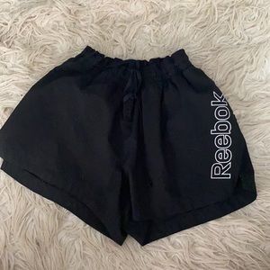 Black Reebok Athletic Shorts